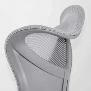 Scaun de birou ERGONOMIC CU SUPORT lombar si spatar inalt off634 gri