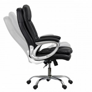 Scaun directorial rotativ si reglabil, rezistent la 200 kg, model OFF799