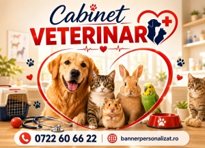 Banner Personalizat Cabinet Veterinar model 01