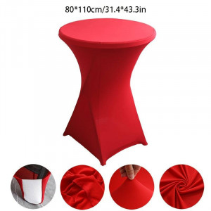 HUSA masa cocktail rotunda , rosu