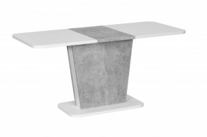 Masa extensibila Calypso Gri/Alb 145x70 cm