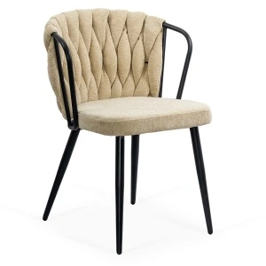 Scaun dining BUC 262 – confort, tapițerie premium, design modern, bej