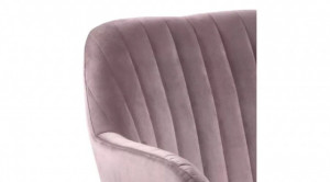Scaun living Tida, Roz, 58x56x86 cm