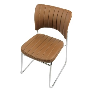 Scaun pentru vizitatori, model HRC613 maro