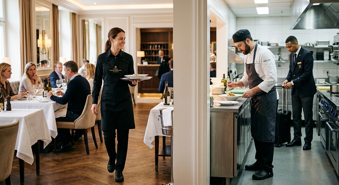 Imbracaminte și Incaltaminte HORECA – Ospătari, Bucătari și Personal Hotel