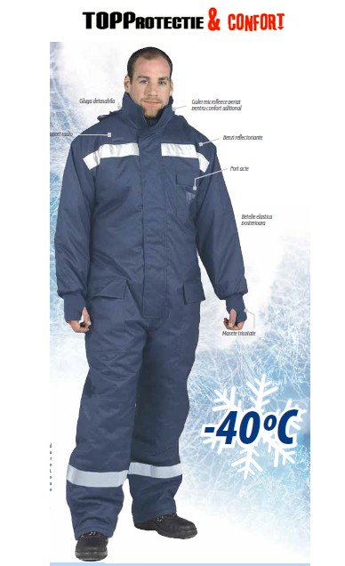 sector Derbeville test Go mad Combinezon salopeta de iarna protectie impotriva frigului pana la -50 grade  C