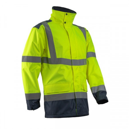 Jacheta de ploaie galben fluorescent KAZAN