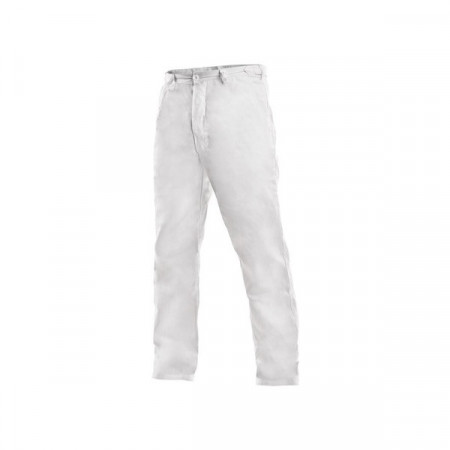 Pantaloni de lucru barbati 100% bumbac alb 