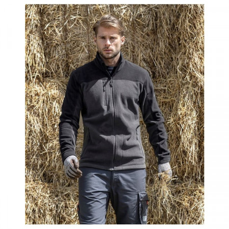 Hanorac fleece subtire de toamna pentru mecanici gri
