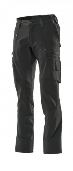Pantaloni rezistenti flexibili de lucru Ultra usori Negru