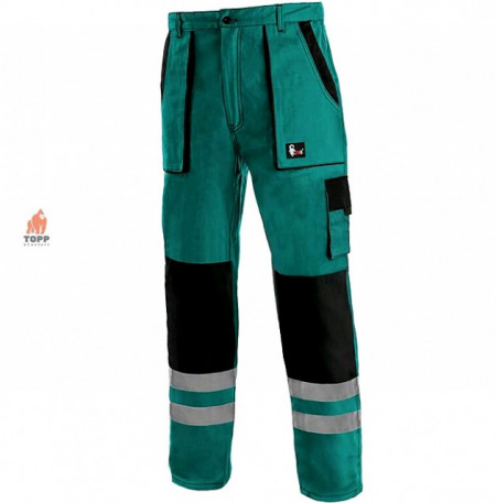 Pantaloni salopeta de lucru amenajari spatii verzi Luxy Reflex verde