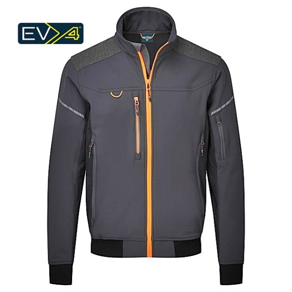 Jacheta Softshell Bomber EV4 Portwest - Calitate superioara 4-way