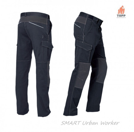 Pantaloni de lucru flexibili si rezistenti SUW