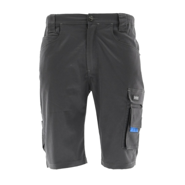 Pantaloni scurti de lucru Flexibili | Gri-Albastru