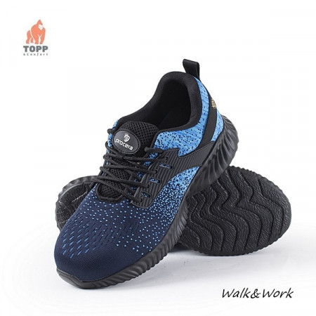 Pantofi protectie usori cu bombeu metalic in varf tip adidasi Top-Oferta