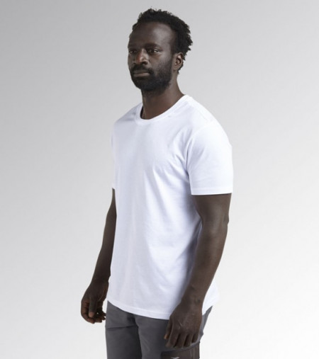 Tricou bumbac Organic Utility Diadora alb