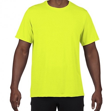 Tricou galben de lucru vizibilitate inalta