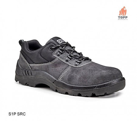 Pantofi S1P cu protectie metalica din piele