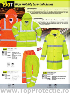 Pantaloni salopeta impermeabili Orange fluo