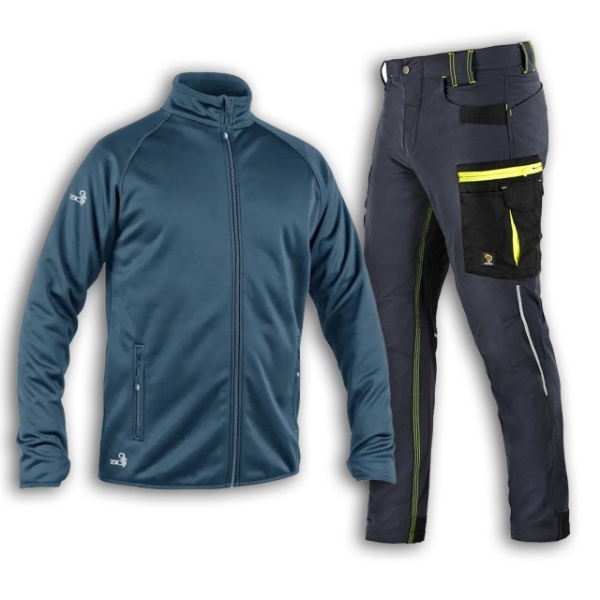 Pachet pantaloni elastici si hanorac de lucru
