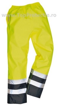 Pantaloni salopeta reflectorizanta Galben Reflex 486