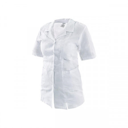 Tunica alba de dame cu maneca scurta 100% bumbac