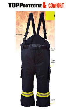 LICHIDARE - Pantaloni pompieri cu rezistenta termica exceptionala model 4000