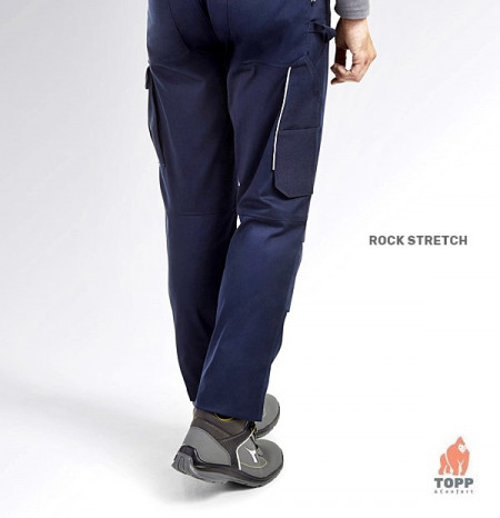 Pantaloni de lucru Diadora Rock Strech bleumarin