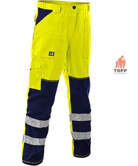 Pantaloni dungi Reflectorizante 3M din tercot EN 340, EN 471
