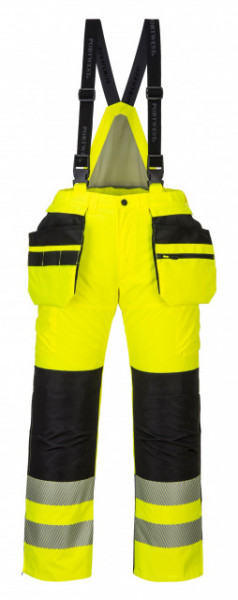 Salopeta de lucru reflectorizanta cu multiple buzunare