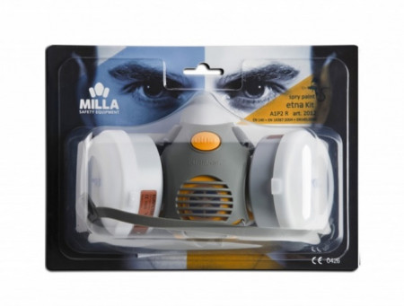 Set semimasca Etna cu 2 filtre A1P2R