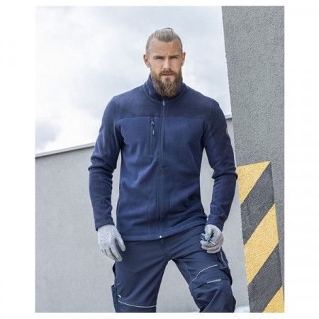 Hanorac fleece subtire de toamna pentru mecanici bleumarin