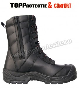 Oferta Bocanci de protectie S2 cu carâmb înalt, piele bovina rezistenta SWAT
