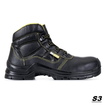 Bocanci protectie S3 pentru constructii, santier din piele