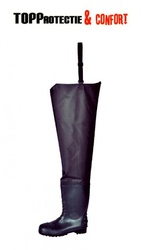 Cizme impermabile PVC-Nitril negre Portwest