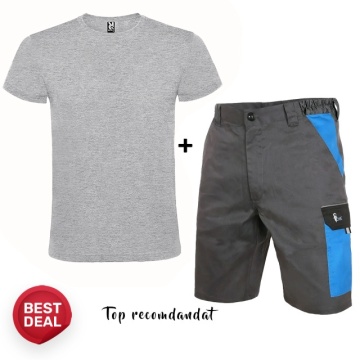 Costum de lucru Tricou si Pantaloni scurti | Oferta Vara - Img 2