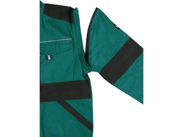 Costum salopeta gradina jacheta + pantalon verde din bumbac CXS - Img 7