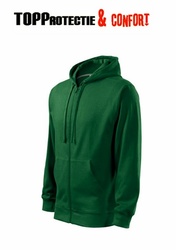 Hanorac barbati Trendy Zipper cu gluga diverse culori Malfini - Img 2