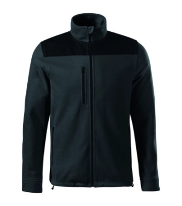 Jacheta fleece gri inchis outdoor si lucru Malfini - Img 3