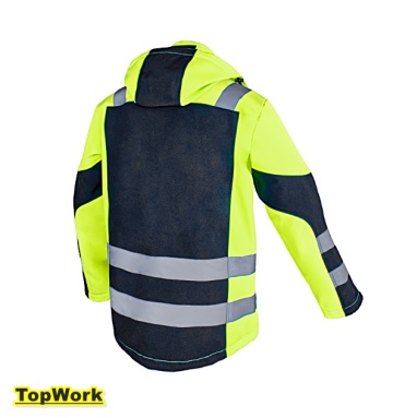 Jacheta primavara Softshell reflectorizanta practica protectie vant - Img 4