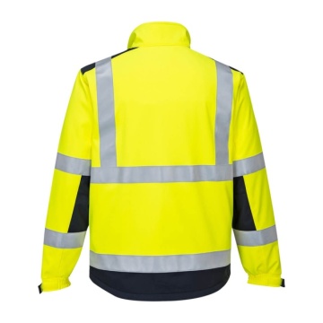 Jacheta SoftShell Multinorm antistatica, ignifuga, antiacid, reflectorizanta Portwest - Img 2