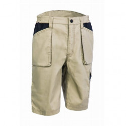 Pantaloni de lucru bermude bej de vara Coverguard - Img 2