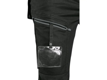 Pantaloni de lucru slim-fit 4-way stretch cu Cordura CXS negru - Img 2