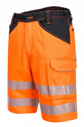 Pantaloni scurti confortabili cu benzi reflectorizante, finisaj premium Portwest