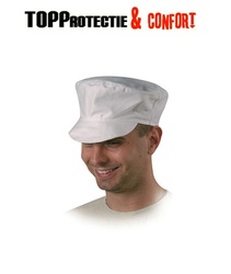 Șapcă din bumbac alb 100% pentru industria alimentara Coverguard