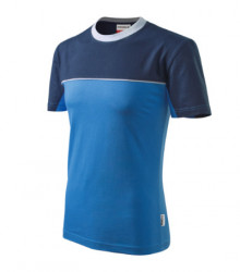 Tricou bicolor ADL109 rosu-negru, albastru-bleumarin - Img 7