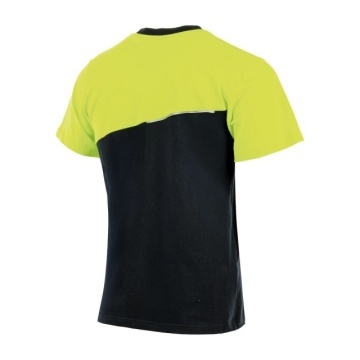 Tricou de lucru confortabil Neo Sara Negru + Galben reflectorizant - Img 2