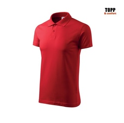 Tricou polo cu guler Rosu Malfini