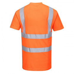 Tricou reflectorizant portocaliu Basic Poliester Portwest - Img 3