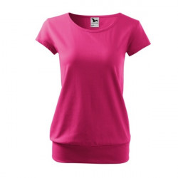 Tricou subtire 150gr de vara purpuriu pentru dame Malfini
